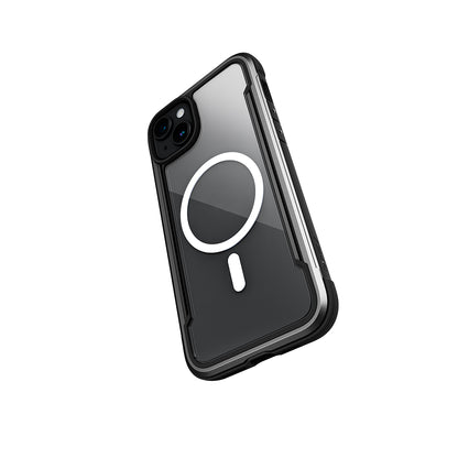 Apple iPhone 15 Kılıf M-safe Şarj Özellikli Airbagli Raptic Shield Serisi Şeffaf Arka Yüzey Kapak Colorful