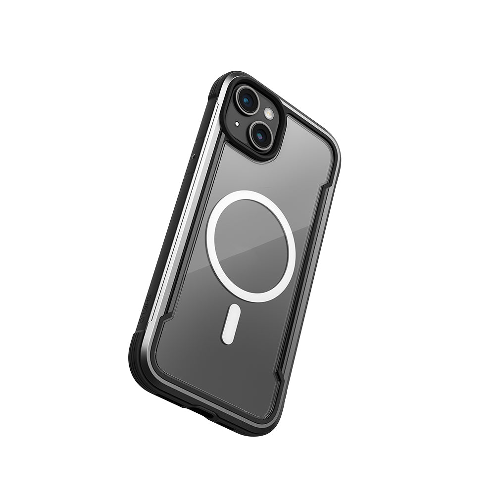 Apple iPhone 15 Kılıf M-safe Şarj Özellikli Airbagli Raptic Shield Serisi Şeffaf Arka Yüzey Kapak Colorful