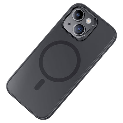 Apple iPhone 15 Kılıf M-safe Şarj Özellikli Benks Lucid Armor Kapak Siyah