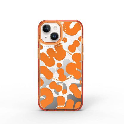 Apple iPhone 15 Kılıf M-safe Şarj Özellikli Boya Desenli Wiwu Fluorescent G Serisi Kapak Sarı