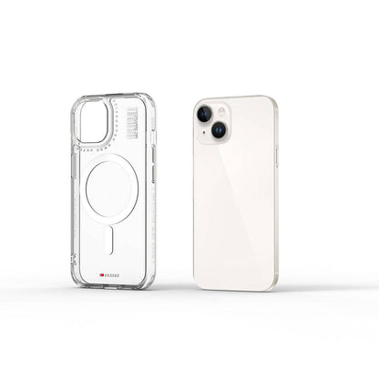 Apple iPhone 15 Kılıf M-safe Şarj Özellikli Şeffaf Transparan Wiwu Turkey D Serisi Kapak Renksiz