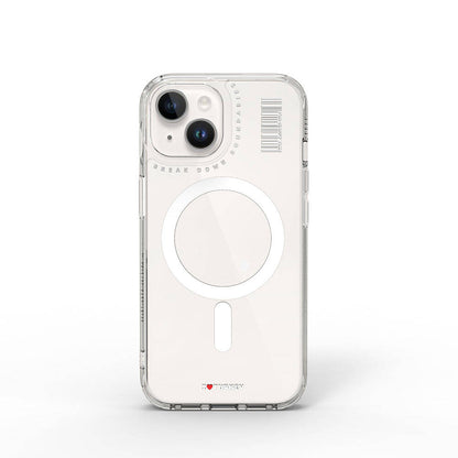 Apple iPhone 15 Kılıf M-safe Şarj Özellikli Şeffaf Transparan Wiwu Turkey D Serisi Kapak Renksiz