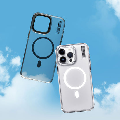 Apple iPhone 15 Kılıf M-safe Şarj Özellikli Şeffaf Youngkit Crystal Shield Serisi Kapak Renksiz