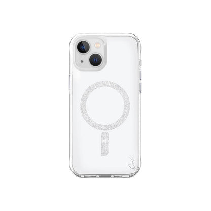 Apple iPhone 15 Kılıf M-safe Şarj Özellikli Simli Magnetik Coehl Glace Kapak