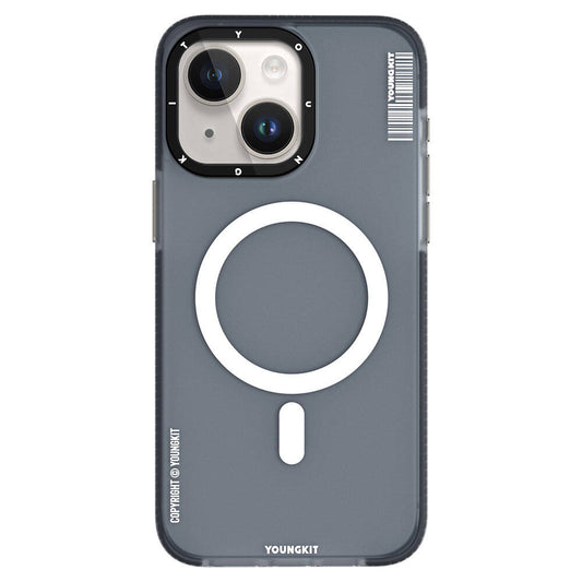 Apple iPhone 15 Kılıf M-safe Şarj Özellikli Youngkit Jiansha Serisi Kapak Pembe