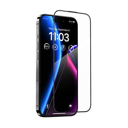 Apple iPhone 15 Plus Benks Glass Warrior HD Cam Ekran Koruyucu + Kolay Uygulama Aparatlı Siyah