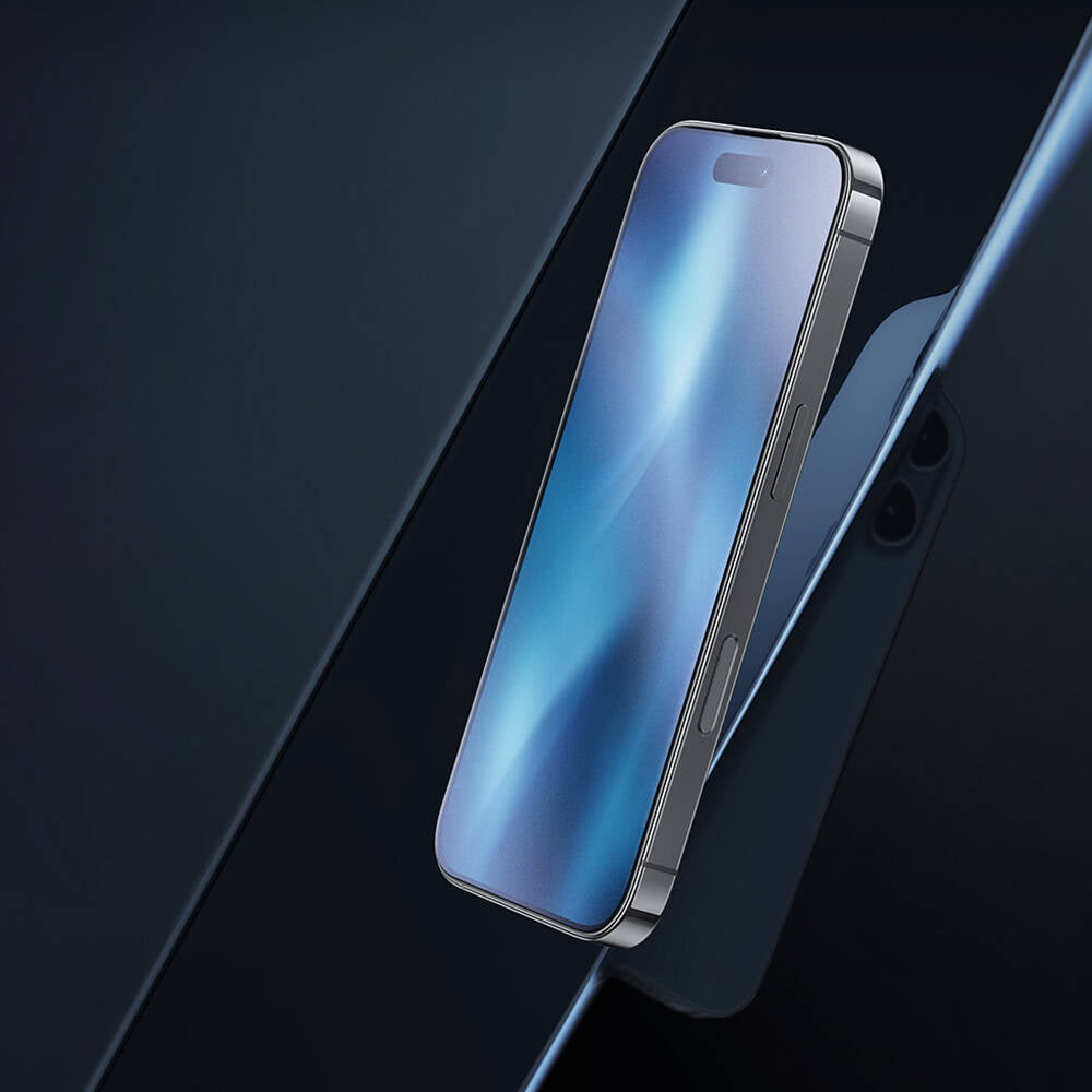 Apple iPhone 15 Plus Benks JoyTouch Mat Oyun Ekran Koruyucu + Kolay Uygulama Aparatı Siyah