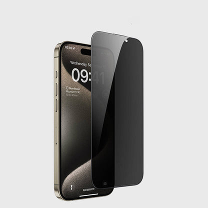 Apple iPhone 15 Plus Casebang Privacy Hayalet Ekran Koruyucu + Kolay Uygulama Aparatı Siyah