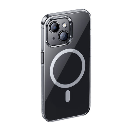 Apple iPhone 15 Plus Kılıf M-safe Şarj Özellikli Benks Crystal Serisi Şeffaf Kapak Renksiz