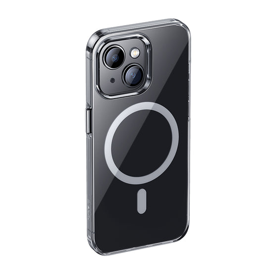 Apple iPhone 15 Plus Kılıf M-safe Şarj Özellikli Benks Crystal Serisi Şeffaf Kapak Renksiz