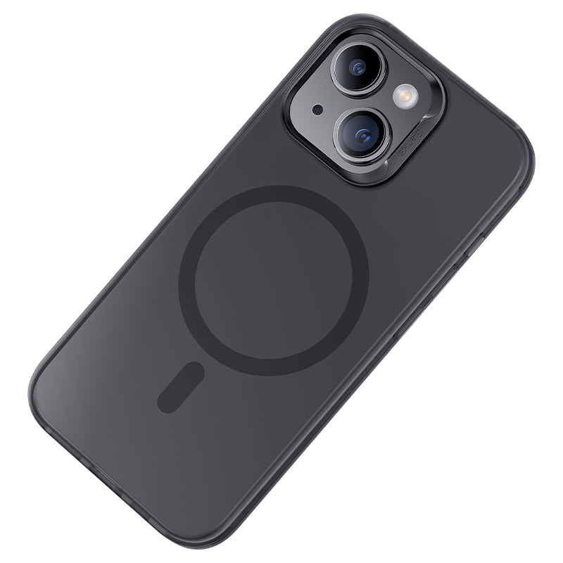 Apple iPhone 15 Plus Kılıf M-safe Şarj Özellikli Benks Lucid Armor Kapak Siyah