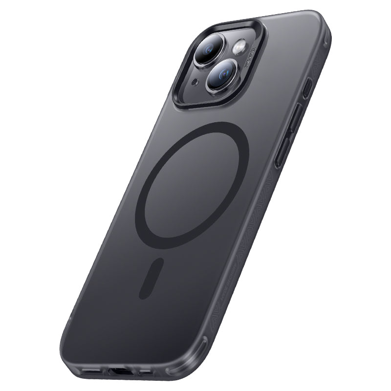 Apple iPhone 15 Plus Kılıf M-safe Şarj Özellikli Benks Lucid Armor Kapak Siyah