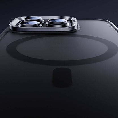 Apple iPhone 15 Plus Kılıf M-safe Şarj Özellikli Benks Mist Protective Kapak Siyah