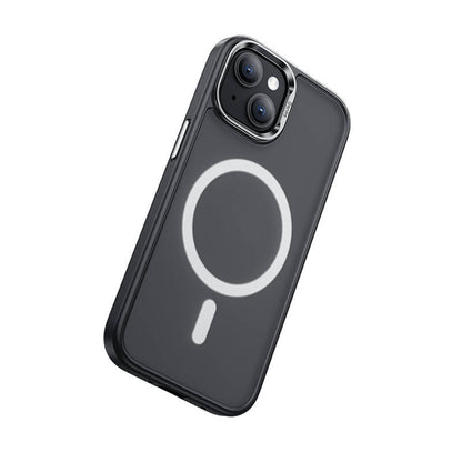 Apple iPhone 15 Plus Kılıf M-safe Şarj Özellikli Benks Mist Protective Kapak Siyah