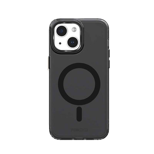 Apple iPhone 15 Plus Kılıf M-safe Şarj Özellikli Saydam Arka Yüzey Recci Crystal Color Serisi Kapak