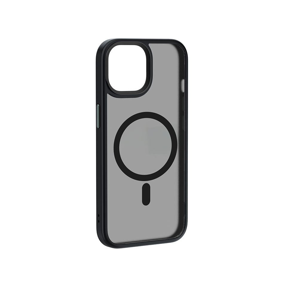 Apple iPhone 15 Plus Kılıf Wiwu FGG-011 M-safe Şarj Özellikli Kamera Korumalı Kapak Mor