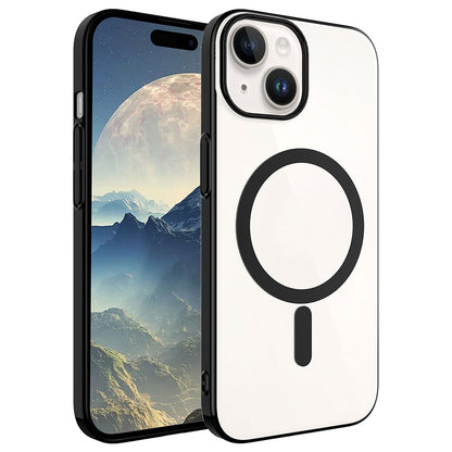 Apple iPhone 15 Plus Kılıf Zore Wireless Şarj Özellikli Pixel M-safe Kapak