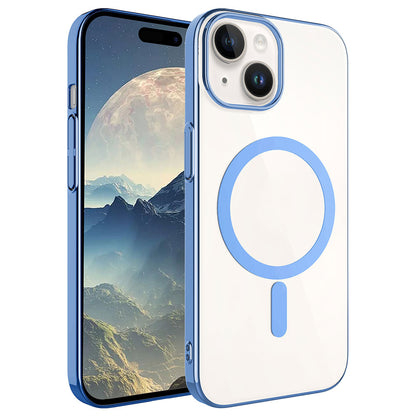 Apple iPhone 15 Plus Kılıf Zore Wireless Şarj Özellikli Pixel M-safe Kapak