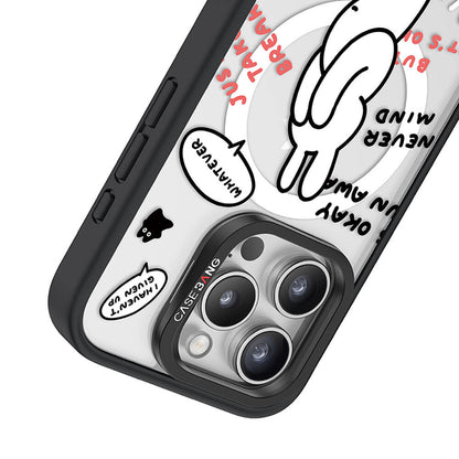 Apple iPhone 15 Plus M-safe Şarj Özellikli Casebang Chill Out Serisi Mıknatıslı Arka Panel Siyah