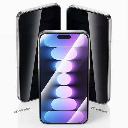 Apple iPhone 15 Plus Recci RSP-A18AP Privacy Temperli Cam Ekran Koruyucu Gri