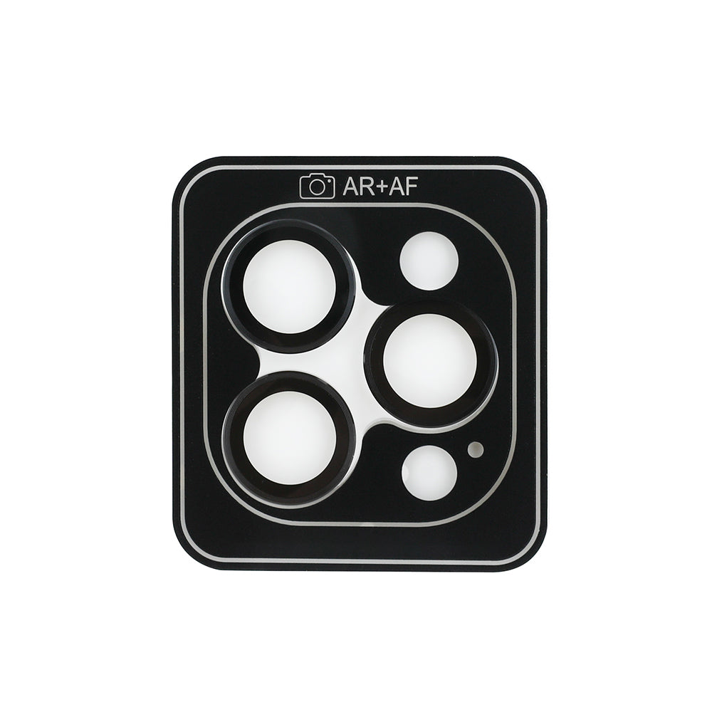 Apple iPhone 15 Pro Guess Orjinal Lisanslı Metal Kamera Lens Koruyucu Gümüş