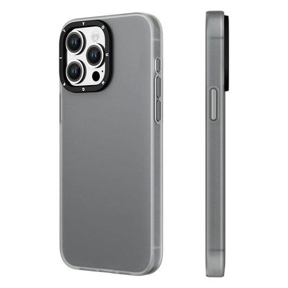 Apple iPhone 15 Pro Kılıf Buzlu Mat Tasarım Youngkit Hidden Sand Serisi Kapak Pembe