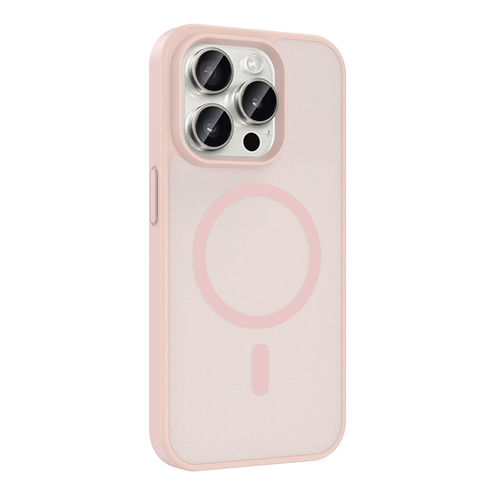 Apple iPhone 15 Pro Kılıf M-safe Şarj Özellikli Zore Babet Kapak