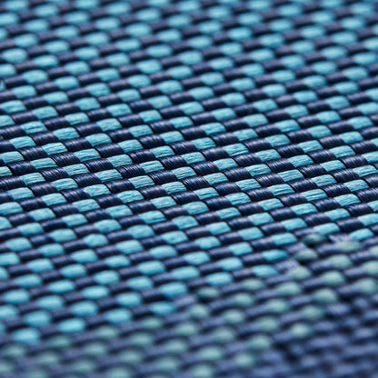 Apple iPhone 15 Pro Kılıf M-safe Şarj Özellikli Aramid Fiber Pitaka Tactile Woven Starpeak Serisi Over The Horizon Kapak Mavi