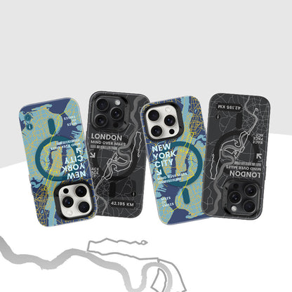 Apple iPhone 15 Pro Kılıf M-safe Şarj Özellikli Benks City Serisi Kapak Siyah