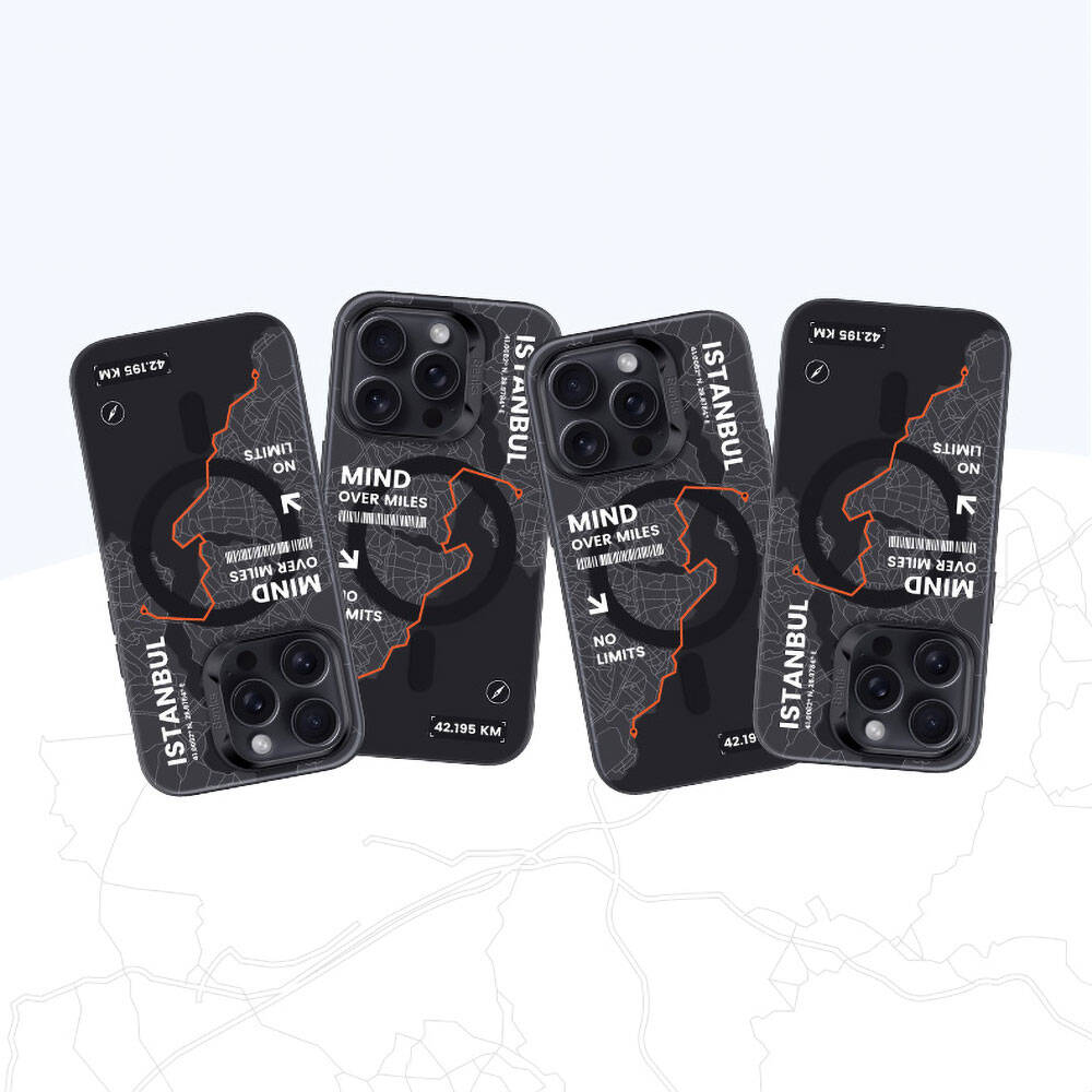 Apple iPhone 15 Pro Kılıf M-safe Şarj Özellikli Benks City Serisi Kapak Siyah