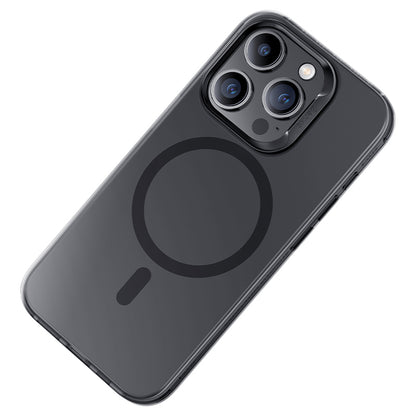 Apple iPhone 15 Pro Kılıf M-safe Şarj Özellikli Benks Lucid Armor Kapak Gri