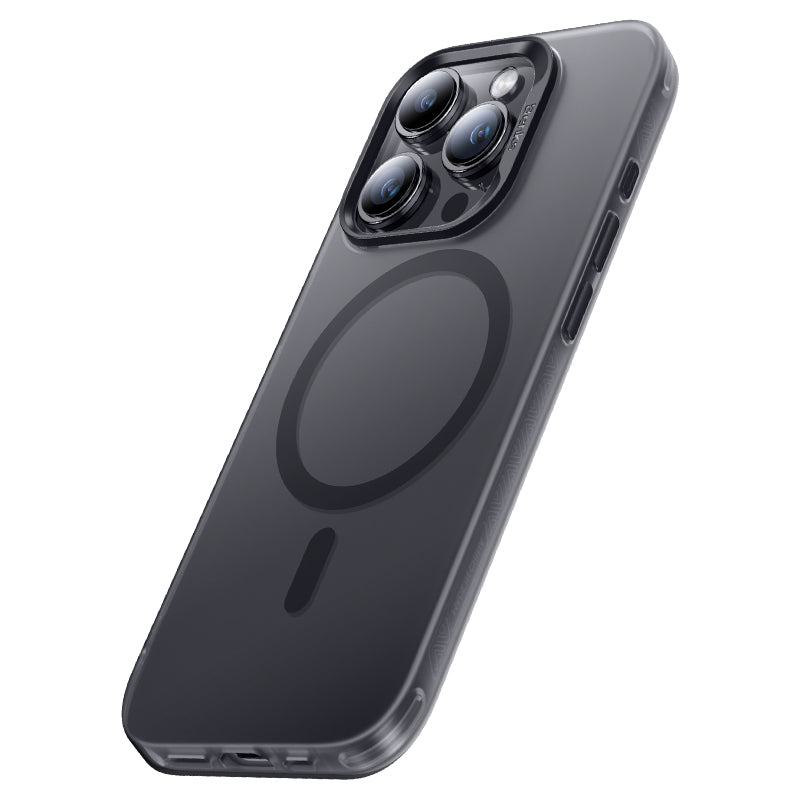 Apple iPhone 15 Pro Kılıf M-safe Şarj Özellikli Benks Lucid Armor Kapak Siyah