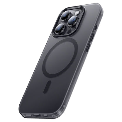 Apple iPhone 15 Pro Kılıf M-safe Şarj Özellikli Benks Lucid Armor Kapak Siyah