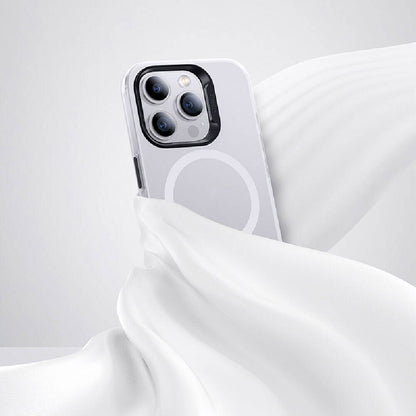 Apple iPhone 15 Pro Kılıf M-safe Şarj Özellikli Benks Lucid Armor Kapak Siyah