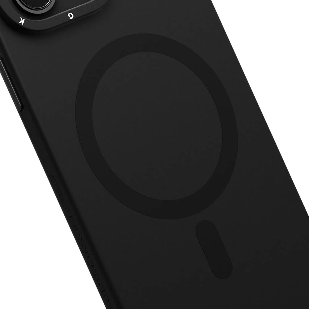 Apple iPhone 15 Pro Kılıf M-safe Şarj Özellikli Çizilmeye ve Aşınmaya Dayanıklı Youngkit Velvet Serisi Kapak Mavi