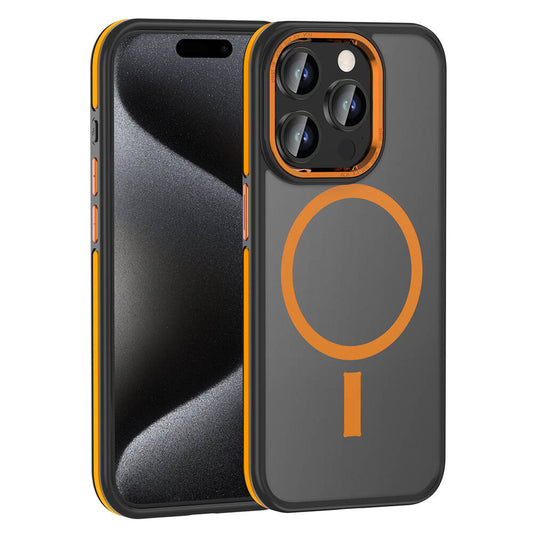 Apple iPhone 15 Pro Kılıf M-safe Şarj Özellikli Mat Görünümlü Zore Ant Kapak