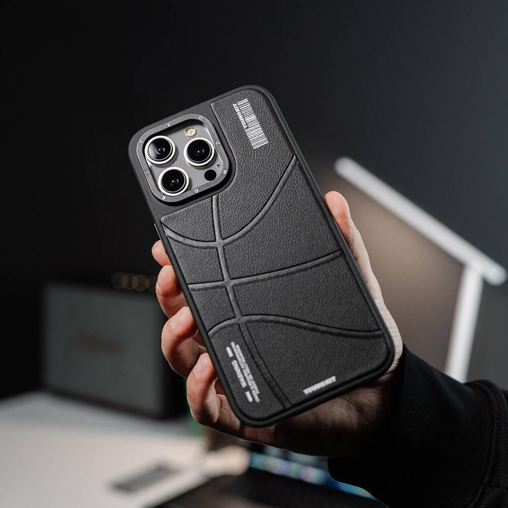 Apple iPhone 15 Pro Kılıf M-safe Şarj Özellikli Youngkit Backboard Serisi Leather Kapak Mavi