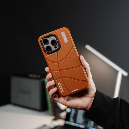 Apple iPhone 15 Pro Kılıf M-safe Şarj Özellikli Youngkit Backboard Serisi Leather Kapak Siyah