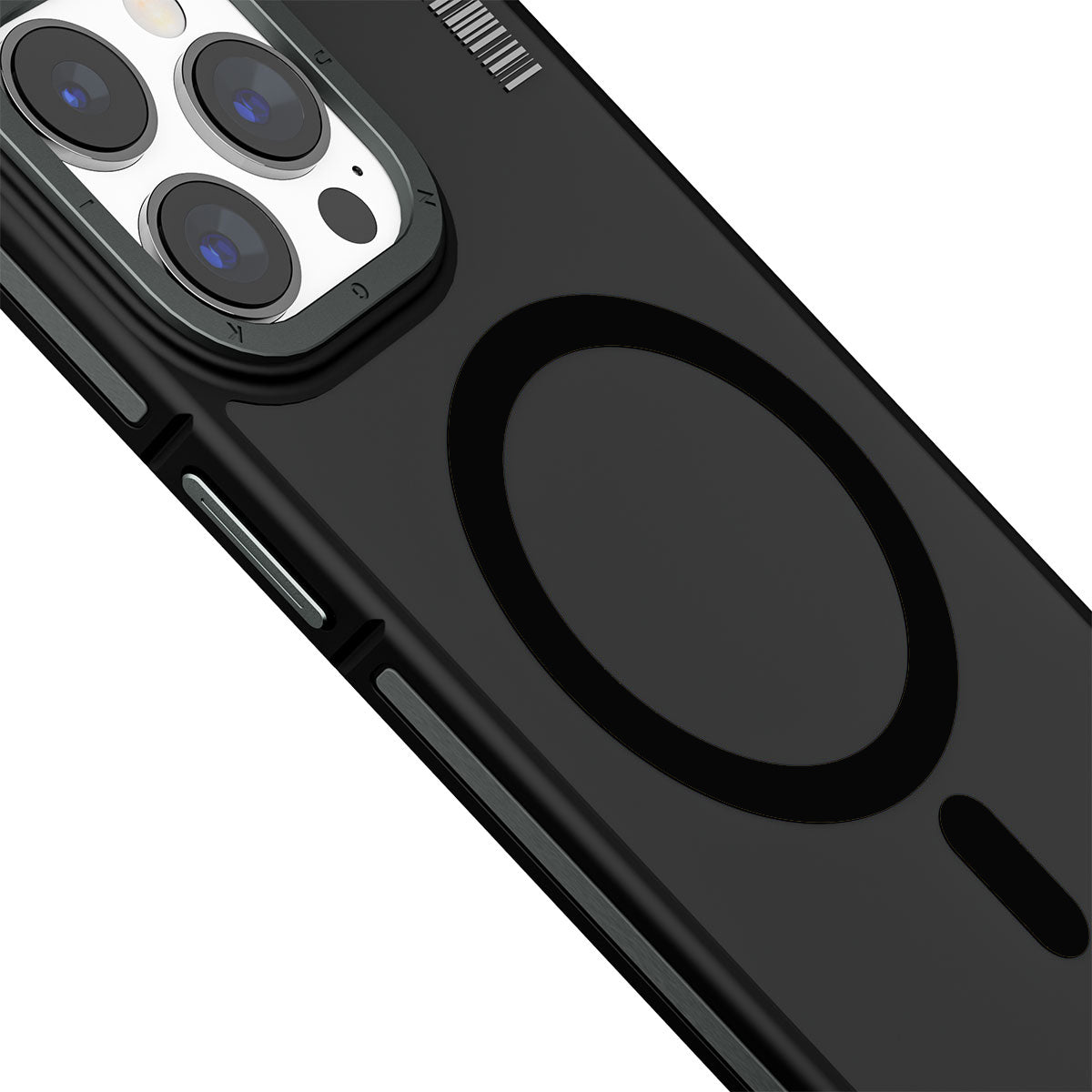 Apple iPhone 15 Pro Kılıf M-safe Şarj Özellikli Youngkit Rock Sand Serisi Kapak Mavi