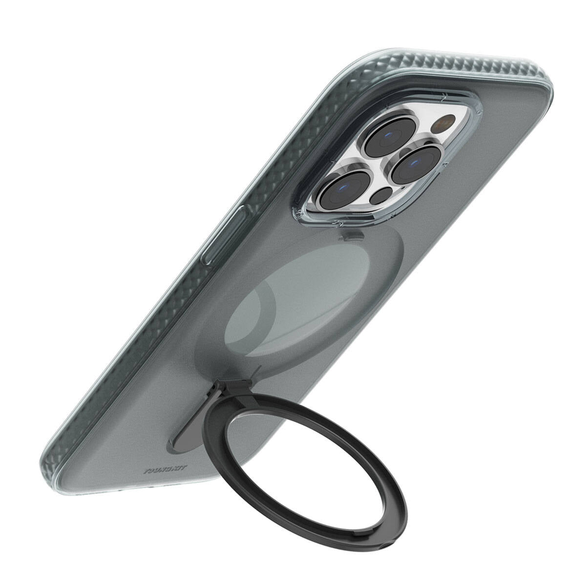 Apple iPhone 15 Pro Kılıf M-safe Şarj Özellikli Youngkit Rock Serisi Kapak Siyah