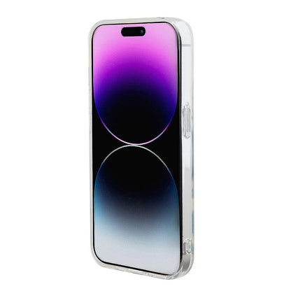 Apple iPhone 15 Pro Kılıf U.S. Polo Assn. Orjinal Lisanslı M-safe Şarj Özellikli Transparan Tasarım Kapak Pembe