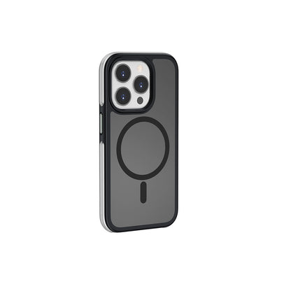 Apple iPhone 15 Pro Kılıf Wiwu ZKK-012 M-safe Şarj Özellikli Air Cushion Kapak Siyah