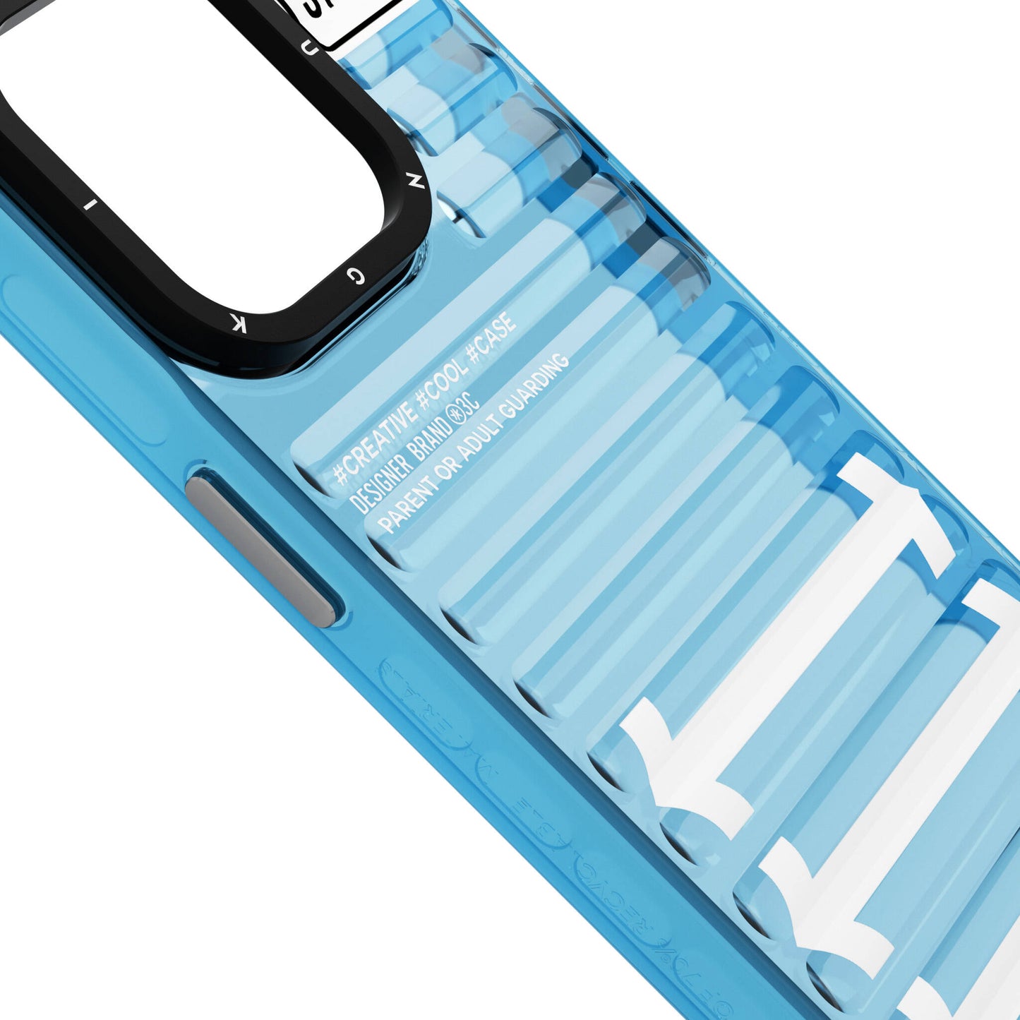 Apple iPhone 15 Pro Kılıf YoungKit Luggage FireFly Serisi Kapak Mavi