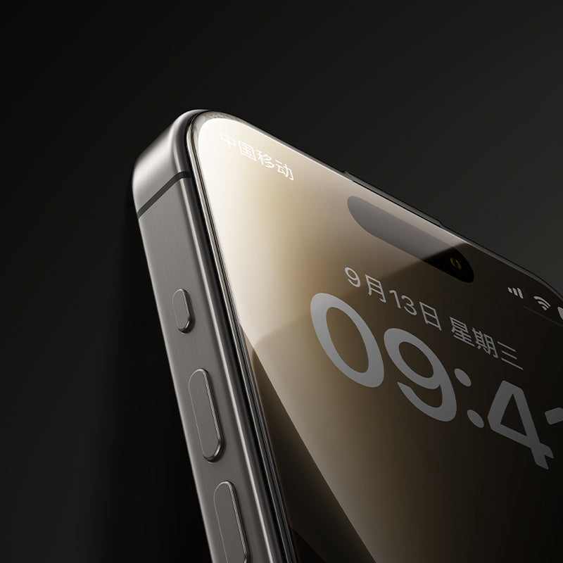 Apple iPhone 15 Pro Max Benks Arc Shield 3D Eğimli HD Parmak İzi Dirençli Ekran Koruyucu Siyah