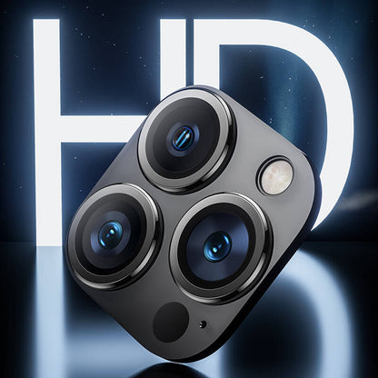 Apple iPhone 15 Pro Max Benks DR Safir Kamera Lens Koruyucu Gri