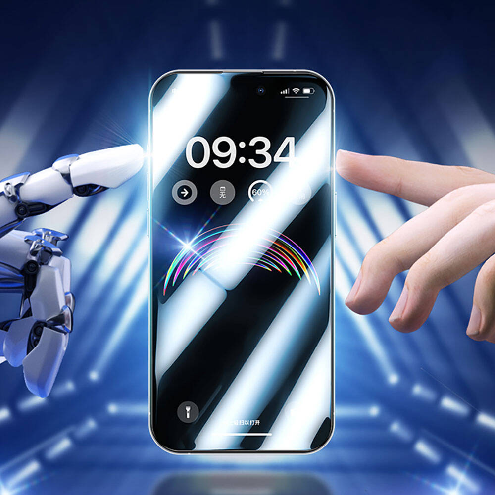 Apple iPhone 15 Pro Max Benks Anti-Dust Toz Önleyici Özellikli Gaming Ekran Koruyucu Siyah