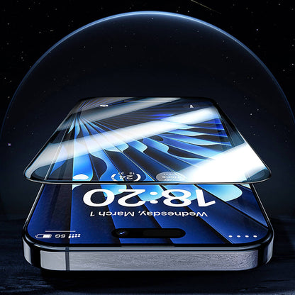 Apple iPhone 15 Pro Max Benks Glass Warrior HD Cam Ekran Koruyucu + Kolay Uygulama Aparatlı Siyah