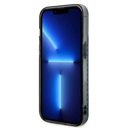 Apple iPhone 15 Pro Max Kılıf BMW M-safe Şarj Özellikli Transparan IML Signature Orjinal Lisanslı Kapak Mavi