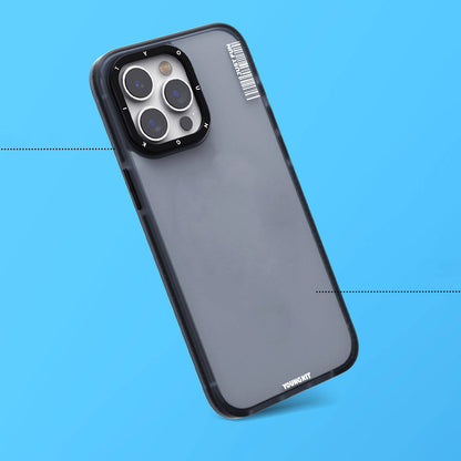 Apple iPhone 15 Pro Max Kılıf Buzlu Mat Tasarım Youngkit Colored Sand Serisi Kapak Mavi