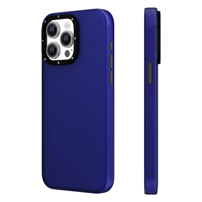 Apple iPhone 15 Pro Max Kılıf Buzlu Mat Tasarım Youngkit Hidden Sand Serisi Kapak Gri